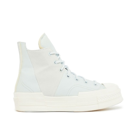 Converse Chuck 70 Plus Hi Mixed Material Moonbathe/Egret Men Size 4 Women’s 6 - Picture 2 of 9